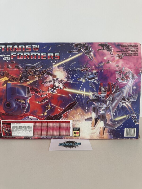 Transformers G1 Optimus Prime Boxed - Image 13