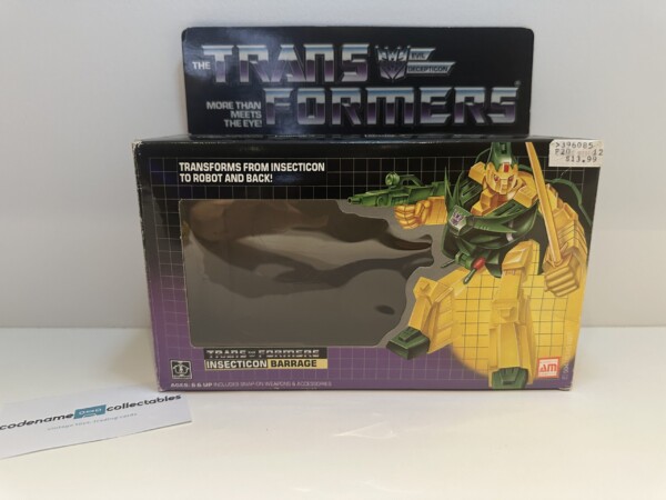 Transformers G1 Barrage Boxed - Image 5