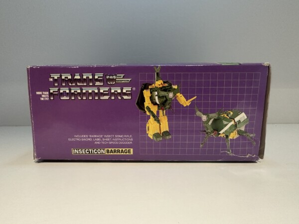 Transformers G1 Barrage Boxed - Image 9