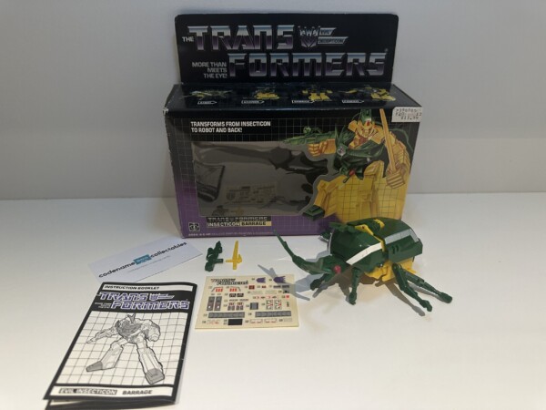Transformers G1 Barrage Boxed
