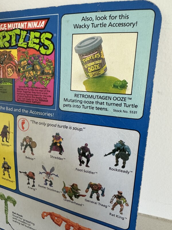TMNT Rat King 1989 MOSC - Image 8