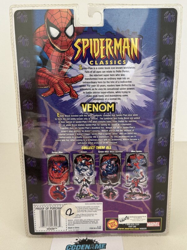 Marvel Spiderman Classics Venom ToyBiz - Image 2