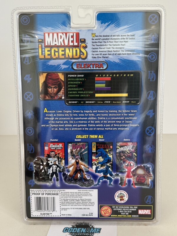 Marvel Legends Elektra ToyBiz - Image 2