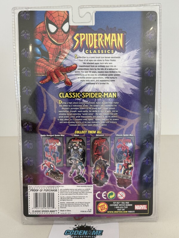 Marvel Spiderman Classics Spiderman ToyBiz - Image 2
