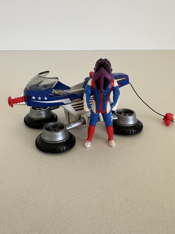 M.A.S.K. Bullet w/Ali Bombay 1987 Kenner Action Figure - Image 5