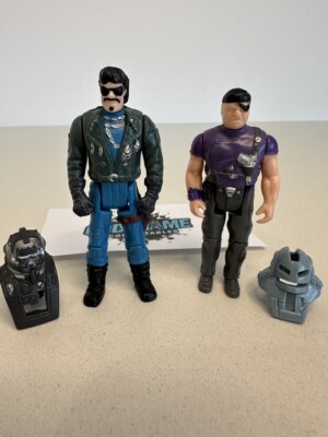 M.A.S.K. Cliff Dagger + Sly Rax 1987 Kenner Action Figures