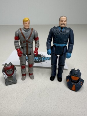 M.A.S.K. Matt Trakker + Miles Mayhem 1987 Kenner Action Figures
