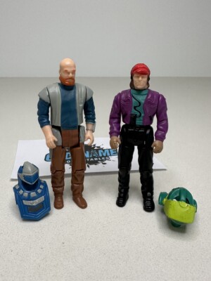 M.A.S.K. Alex Sector + Buddie Hawks 1987 Kenner Action Figures