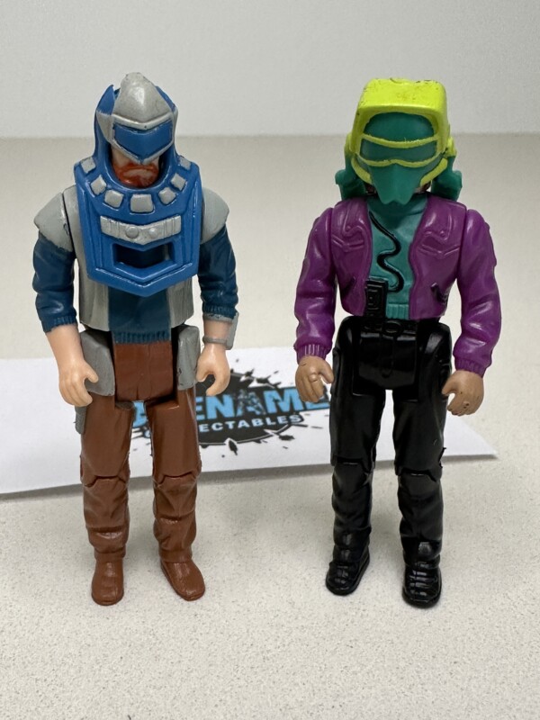 M.A.S.K. Alex Sector + Buddie Hawks 1987 Kenner Action Figures - Image 2