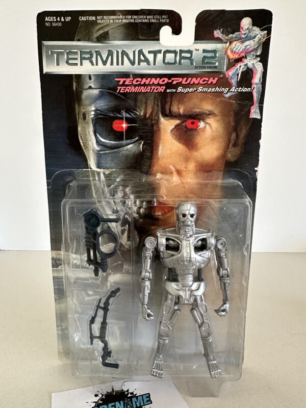 Terminator 2 Techno-Punch Terminator MOSC Kenner 1991