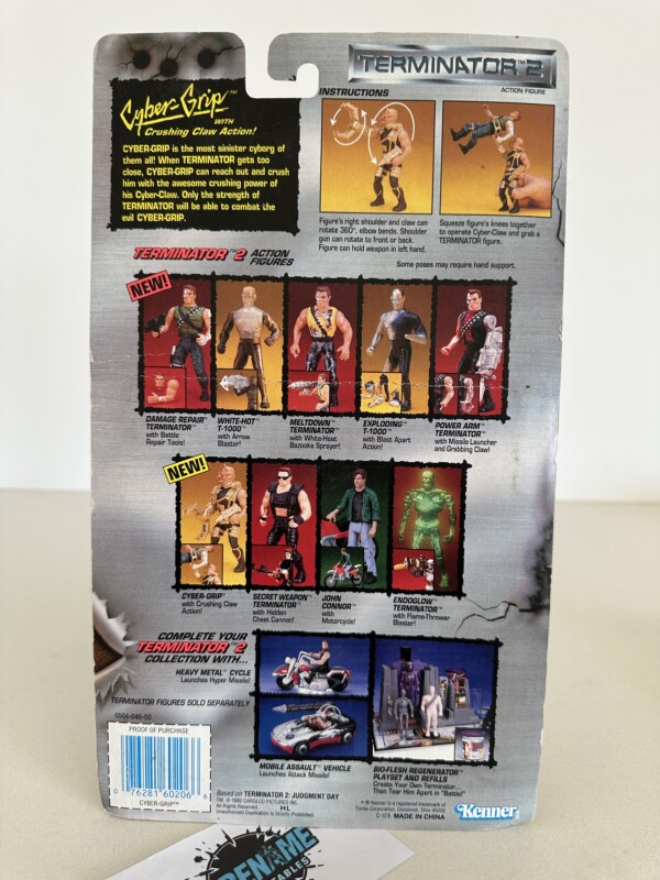Terminator 2 Cyber-Grip MOSC Kenner 1991 - Image 4