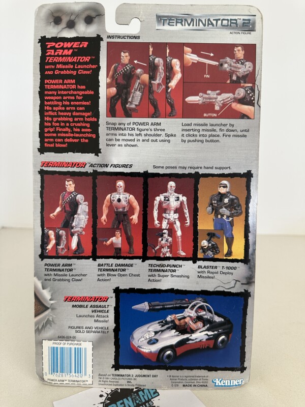 Terminator 2 Power Arm Terminator MOSC Kenner 1991 - Image 4