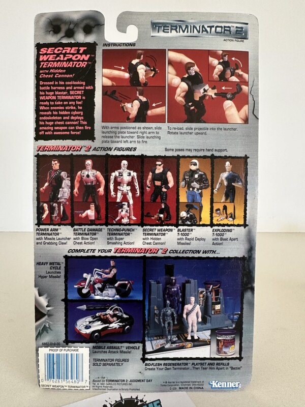Terminator 2 Secret Weapon Terminator MOSC Kenner 1991 - Image 4