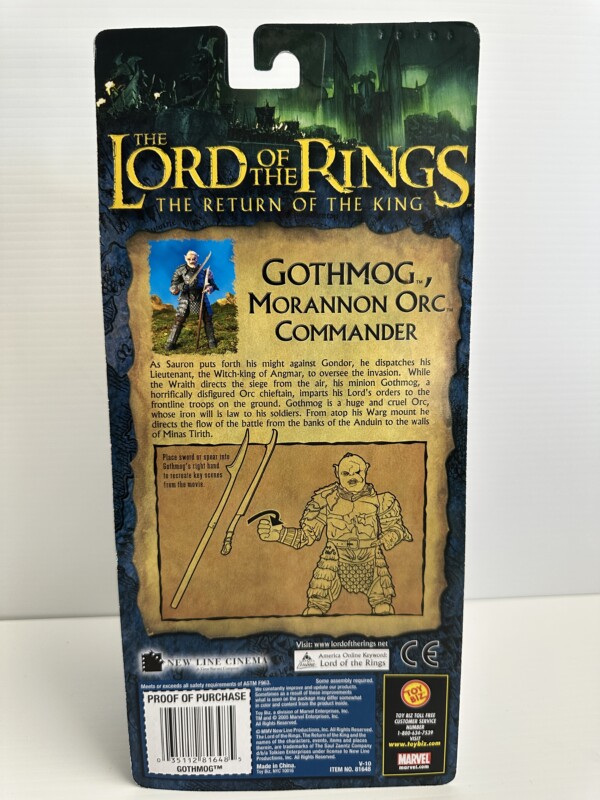 The Lord Of The Rings Gothmog ToyBiz 2005 - Image 4